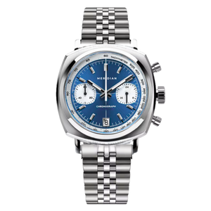 Chrono // Silver & Blue