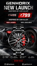 Red Caliper Watch